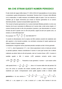 ma che strani questi numeri periodici