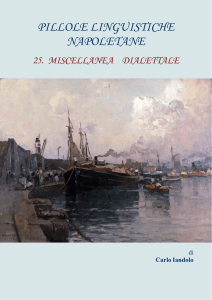 pillole linguistiche napoletane
