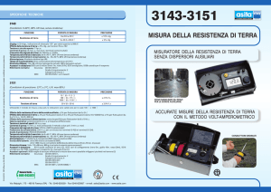 MISURA DELLA RESISTENZA DI TERRA
