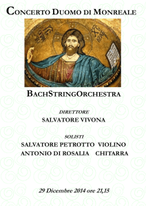 bachstringorchestra concerto duomo di monreale
