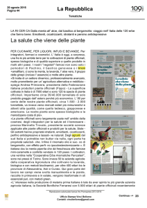 La salute che viene delle piante La Repubblica