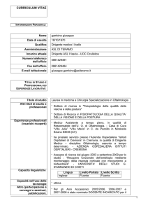 Curriculum - ASL Teramo