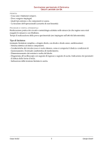 Esercitazione sperimentale di Elettronica OA