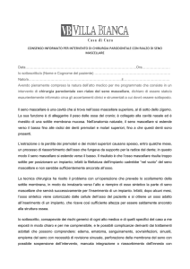 consenso informato per chirurgia parodontale