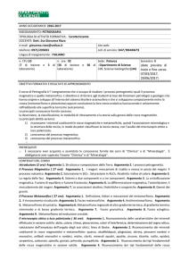 Petrografia - Dipartimento di Scienze (UNIBAS)