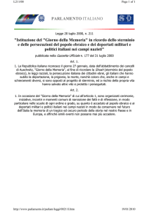 Legge n. 211 del 20 luglio 2000