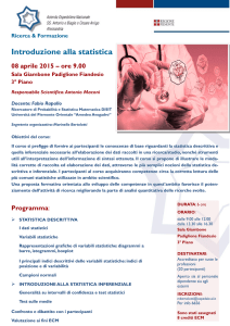 Introduzione alla statistica
