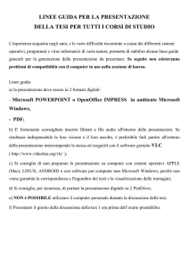 linee guida per la presentazione della tesi per tutti i corsi di