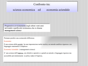 scienza economica ed economia aziendale - AEEE