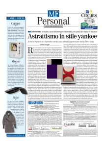 Astrattismo in stile yankee