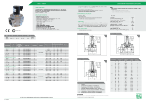 MD21 - MD24 Elettrovalvole Automatiche per Gas N.C.