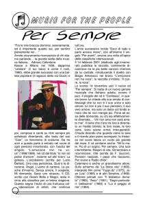 “Fra le mie braccia dormirai, serenamente, ed è importante questo
