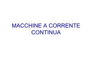 MACCHINE A CORRENTE CONTINUA