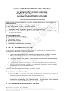 INFORMAZIONI PER L`UTILIZZATORE SEVITREX 20 mg/5 mg/12,5