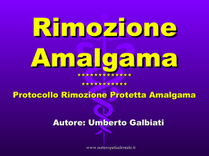 Rimozione amalgama - Naturopatia Dentale Milano