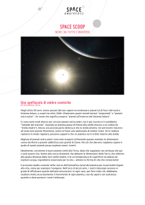 Uno spettacolo di ombre cosmiche