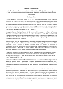 Retorica e senso comune