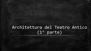 Architettura del Teatro Antico (1^ parte)