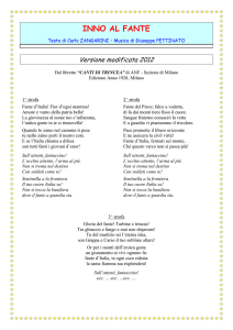 Inno del Fante nella versione “repubblicana