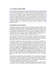 Il neoclassicismo - Digilander