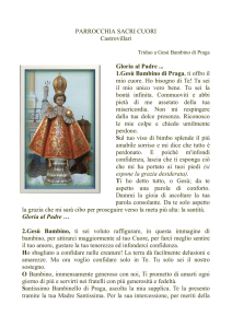 Triduo del Bambino di Praga - Parrocchia dei Sacri Cuori