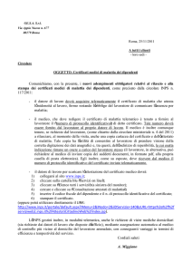 Certificati medici