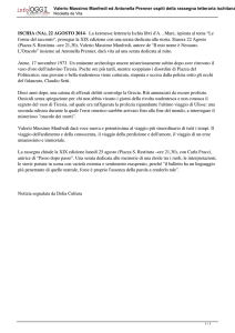 Valerio Massimo Manfredi ed Antonella Prenner ospiti