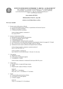istituto istruzione superiore “g. bruno – r. franchetti”