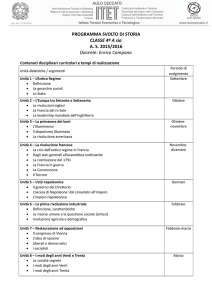 Programma di Storia
