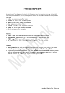 I verbi semideponenti - Notebook Italia