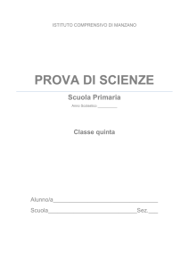 prova di scienze - Ragazzi del fiume