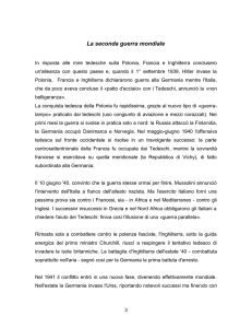 La seconda guerra mondiale