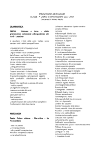 Programma Italiano 1A Graf 2013-2014