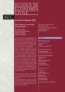 scuola di economia civile - Federazione Trentina della Cooperazione