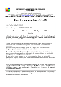 sistemi e automazioni - Istituto Statale d`Istruzione Superiore Mattei