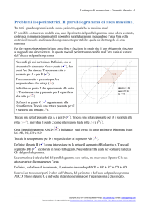 Parallelogrammi isoperimetrici. Qual è quello di area