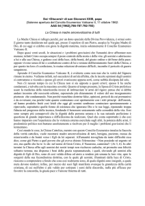 Apertura del Concilio Vaticano II