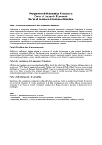 Corso di Laurea