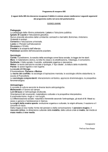 Programma di recupero 4BS (i ragazzi della 4BS che dovranno
