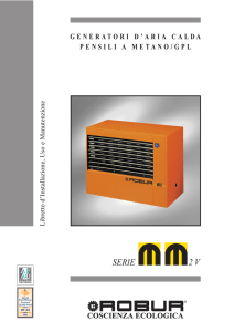 Libretto d`installazione, uso e manutenzione Generatore