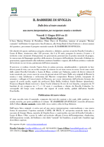 il barbiere di siviglia - recitarcantandodidattica