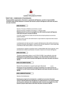 Sezione Processi e Politiche economiche e sociali Sezione Processi