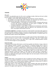 Tiroide - Insieme contro il cancro
