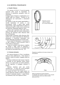 2. IL SISTEMA TOLEMAICO