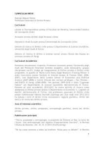 CURRICULUM BREVE Rodrigo Míguez Núñez