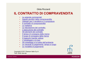 il contratto di compravendita