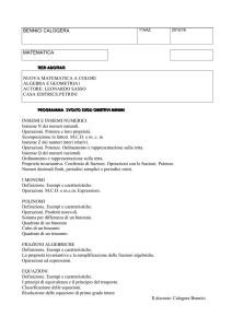 bennici calogera matematica nuova matematica a