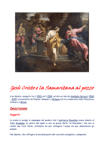 Gesù Cristo e la Samaritana al pozzo