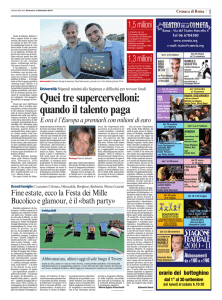 Corriere della Sera - Dipartimento di Informatica