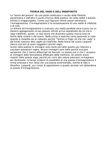 TEORIA DEL VAGO E DELL`INDEFINITO La